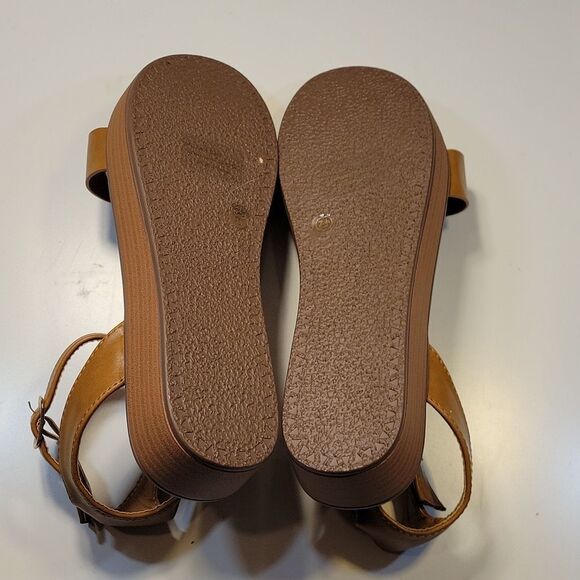 BRAND NEW HERSTYLE CARLI WOMEN"S OPEN TOE ANKLE STRAP PLASFORM LOW WEDGE - Picture 12 of 16